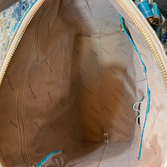 Brahmin Large Duxbury Satchel Handbag Ocean Ombre Melbourne NWT - Picture 5 of 6